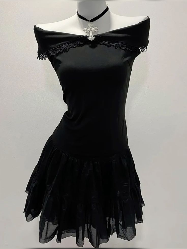 Classy A Line Off The Shoulder Black Satin Lace Short Homecoming Dress,Summer 17th Birthday Dress GG4193