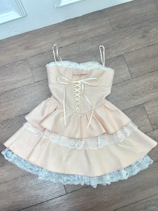 Sweet A Line Spaghetti Straps Satin Lace Short Homecoming Dress,Summer 16th Birthday Dress GG4204