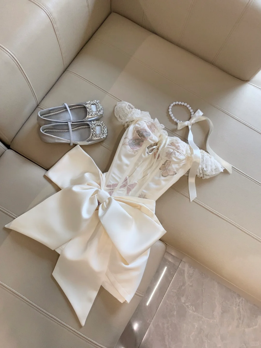 Pretty A Line Off The Shoulder Satin Lace Butterfly Printed Short Homecoming Dress,Summer 17th Birthday Dress GG4270