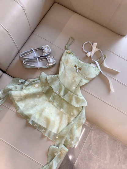 Special A Line Spaghetti Straps Satin Chiffon Applique Short Homecoming Dress,Summer 17th Birthday Dress GG4279