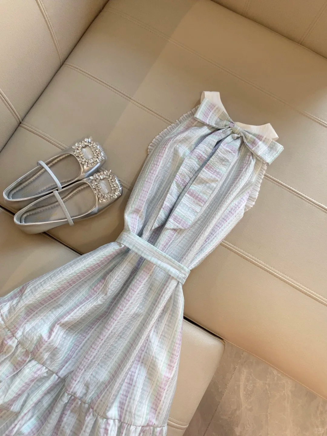 Chic A Line Halter Satin Long Prom Dress,Party Dress,Formal Evening Dress GG4297