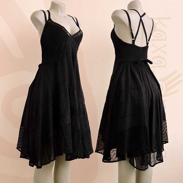 Charming A Line Spaghetti Straps Black Satin Lace Short Homecoming Dress,Summer 18th Birthday Dress GG4319