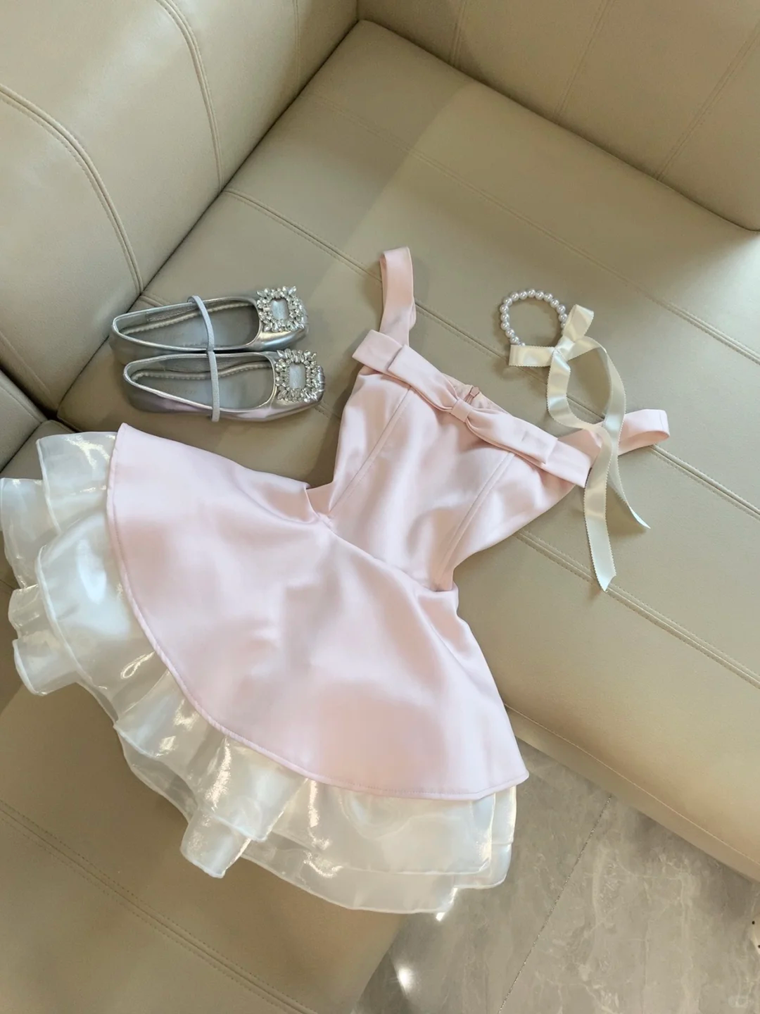Pink A Line Square Satin With Bow Short Homecoming Dress,Summer 16th Birthday Dress GG4326