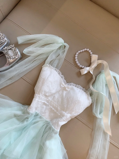 Fairy A Line Sweetheart Tulle Lace Short Homecoming Dress,Summer 17th Birthday Dress GG4329