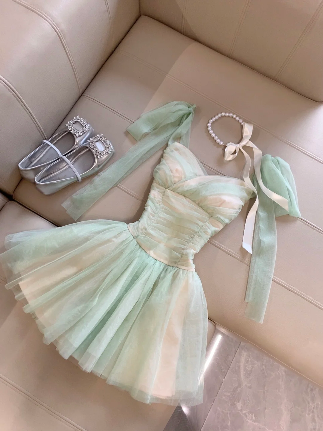 Chic A Line Sweetheart Satin Tulle Short Homecoming Dress,Summer 17th Birthday Dress GG4330