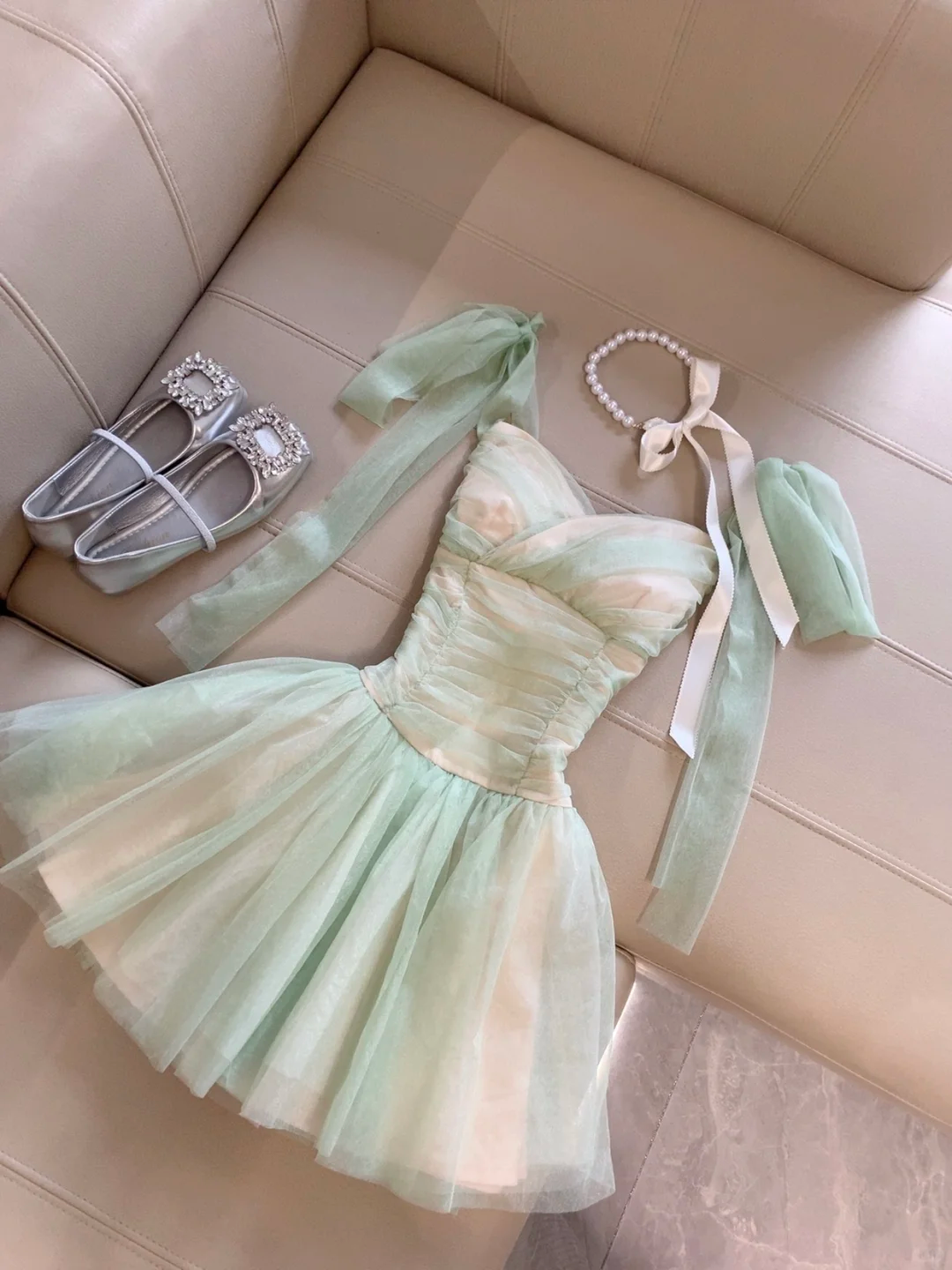 Chic A Line Sweetheart Satin Tulle Short Homecoming Dress,Summer 17th Birthday Dress GG4330
