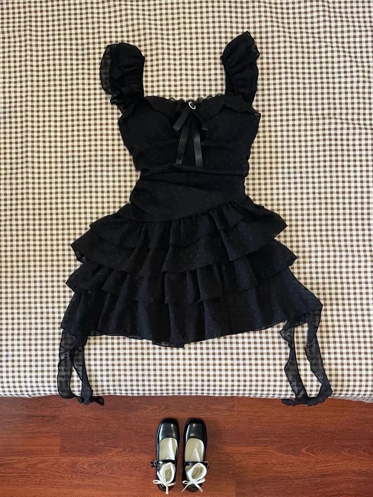 Charming A Line Square Black Satin Chiffon With Ruffles Lace Short Homecoming Dress,Summer 18th Birthday Dress GG4390