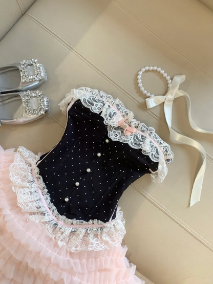 Sweet Ball Gown Strapless Satin Tulle Lace Tiered Short Homecoming Dress,Summer 17th Birthday Dress GG4434