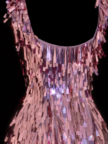 Sparkles Tight Mermaid Square Sequin Short Homecoming Dress,Summer 18th Birthday Dress GG4441