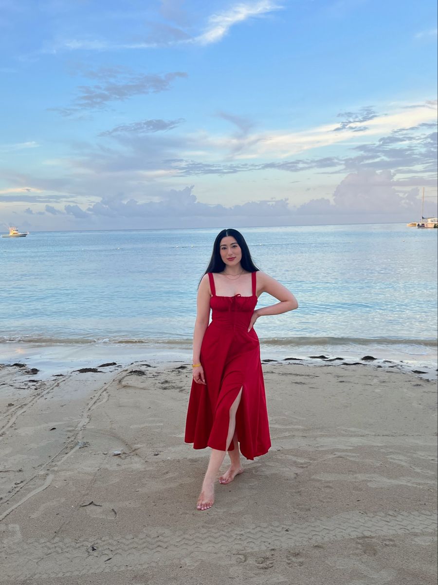 Square A Line Red Satin Slit Long Prom Dress,Party Dress,Formal Evening Dress GG4472