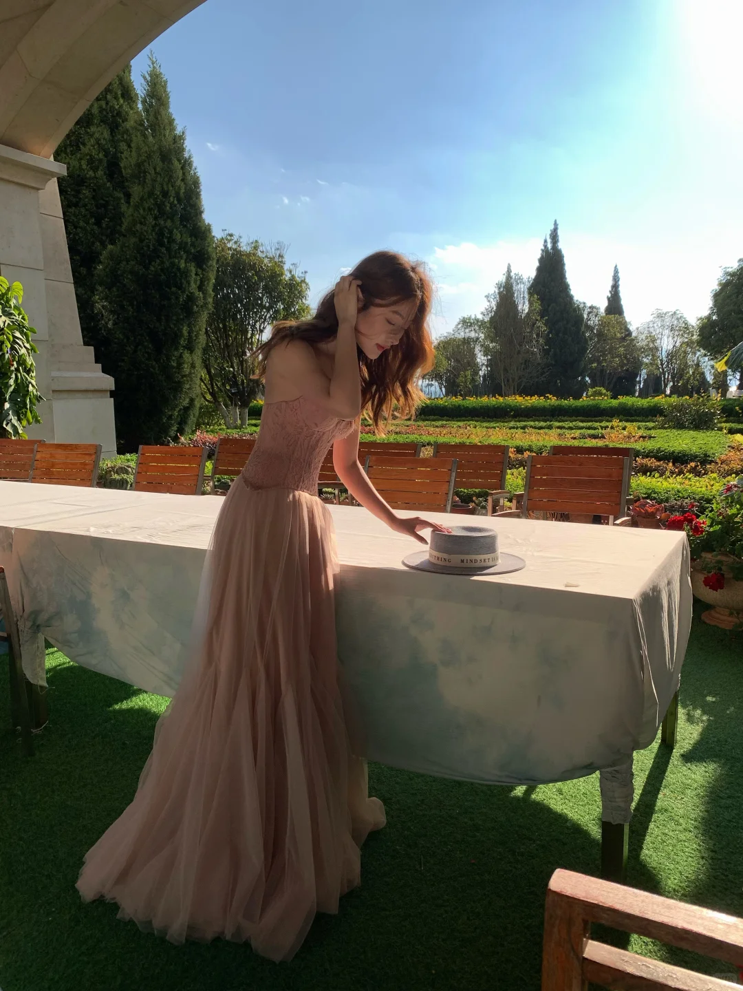 Sweetheart A Line Tulle Lace Long Prom Dress,Party Dress,Formal Evening Dress GG4503