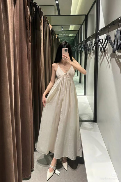 Simple A Line Spaghetti Straps Satin Long Prom Dress,Party Dress,Formal Evening Dress GG4507