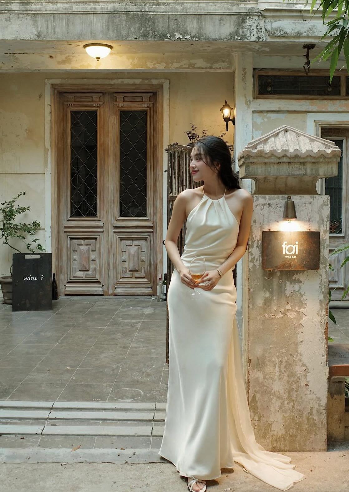 Elegant Mermaid Halter Satin Long Prom Dress,Party Dress,Formal Evening Dress GG4514