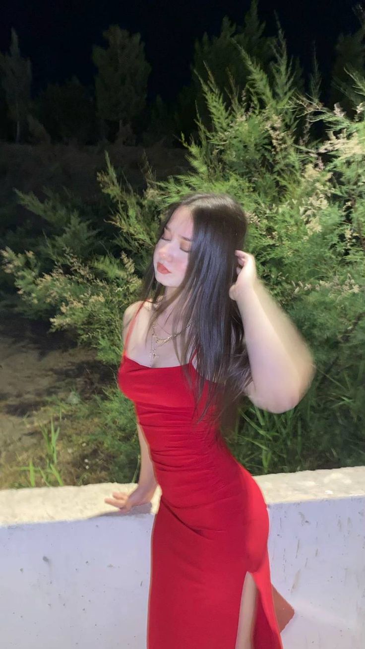 Sexy Mermaid Spaghetti Straps Red Satin Slit Long Prom Dress,Party Dress,Formal Evening Dress GG4522