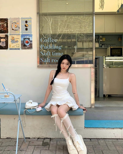 Cute A Line Spaghetti Straps Satin Short Homecoming Dress,Summer 17th Birthday Dress GG4525