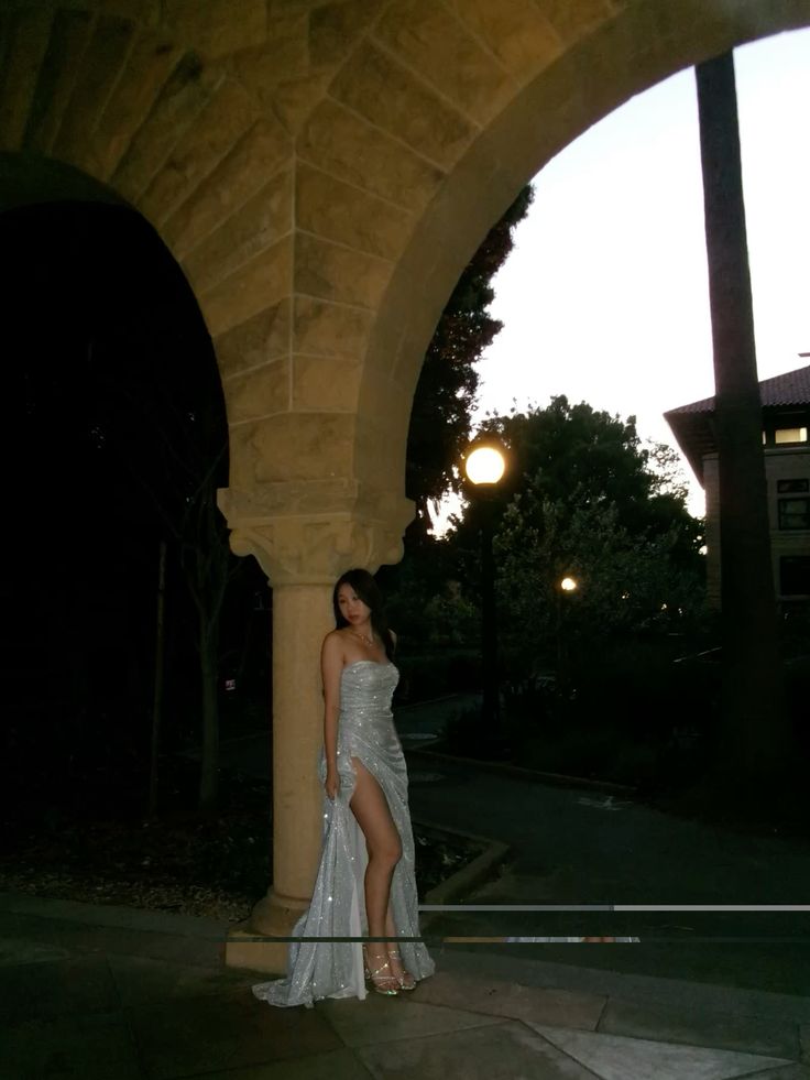 Shiny Mermaid Strapless Satin Sequin Slit Long Prom Dress,Party Dress,Formal Evening Dress GG4564