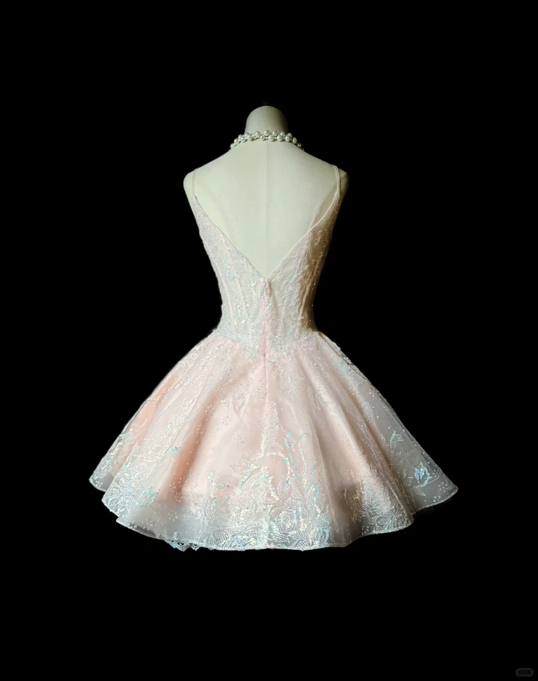 Sweet A Line Spaghetti Straps Tulle Lace Sequin Short Homecoming Dress,Summer 16th Birthday Dress GG4577