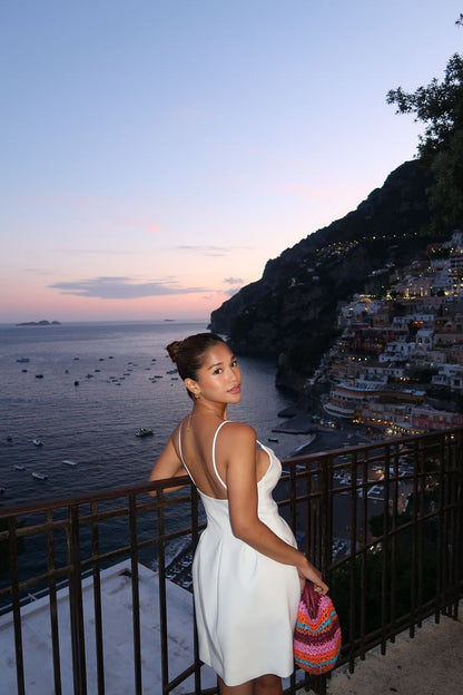 Simple A Line Spaghetti Straps Satin Short Homecoming Dress,Vacation Dress,Summer 18th Birthday Dress GG4588