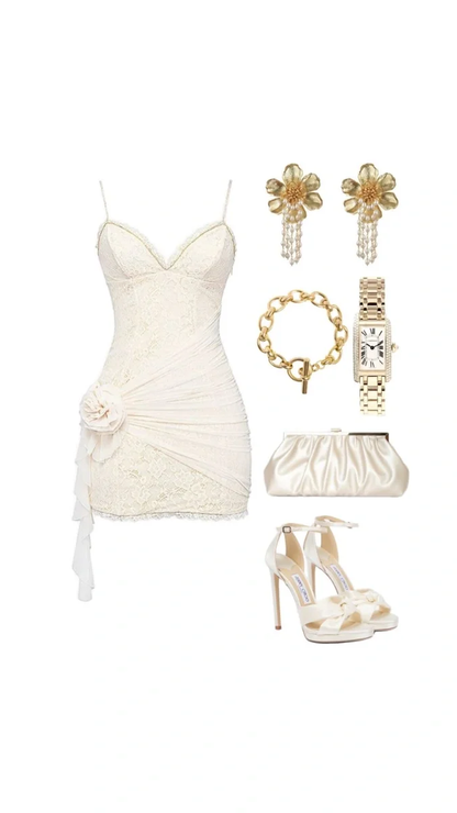 Pretty Mermaid Spaghetti Straps Lace Chiffon With Flower Ruffle Short Homecoming Dress,Vacation Dress,Summer 20th Birthday Dress GG4633