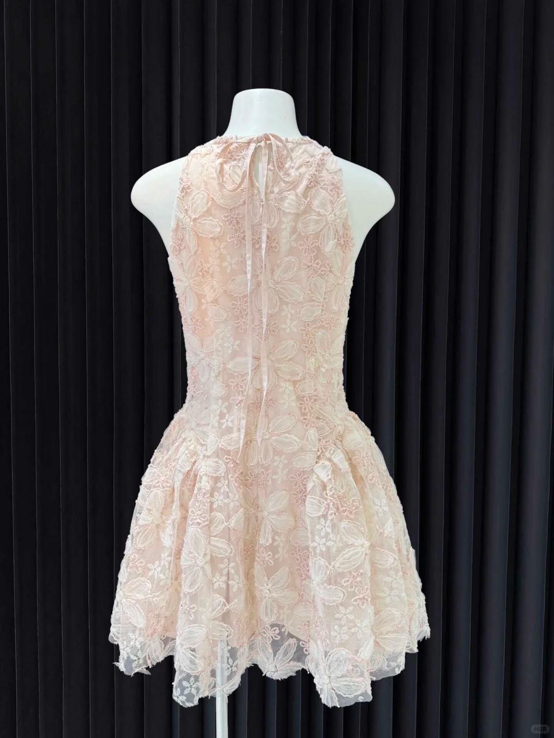 Cute A Line Halter Lace Floral Short Homecoming Dress,Vacation Dress,Summer 16th Birthday Dress GG4642