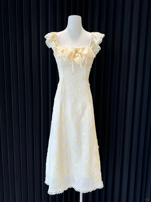 Cute A Line Square Satin Lace Long Prom Dress,Party Dress,Formal Evening Dress GG4670