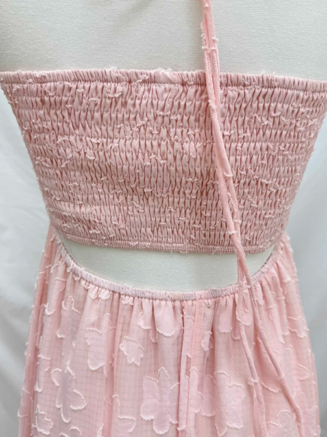 Pretty A Line Halter Pink Lace Long Prom Dress,Party Dress,Formal Evening Dress GG4671