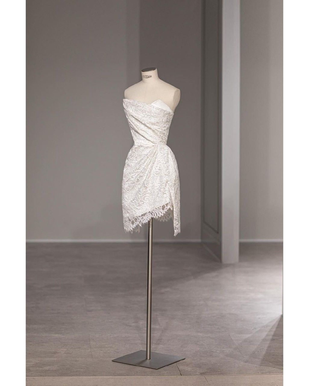 Chic Mermaid Strapless White Lace Short Homecoming Dress,Vacation Dress,Summer 18th Birthday Dress GG4689