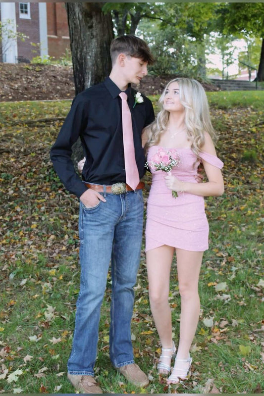 Elegant Mermaid Off The Shoulder Pleated Satin Short Homecoming Dress,Vacation Dress,Summer 19th Birthday Dress GG4733