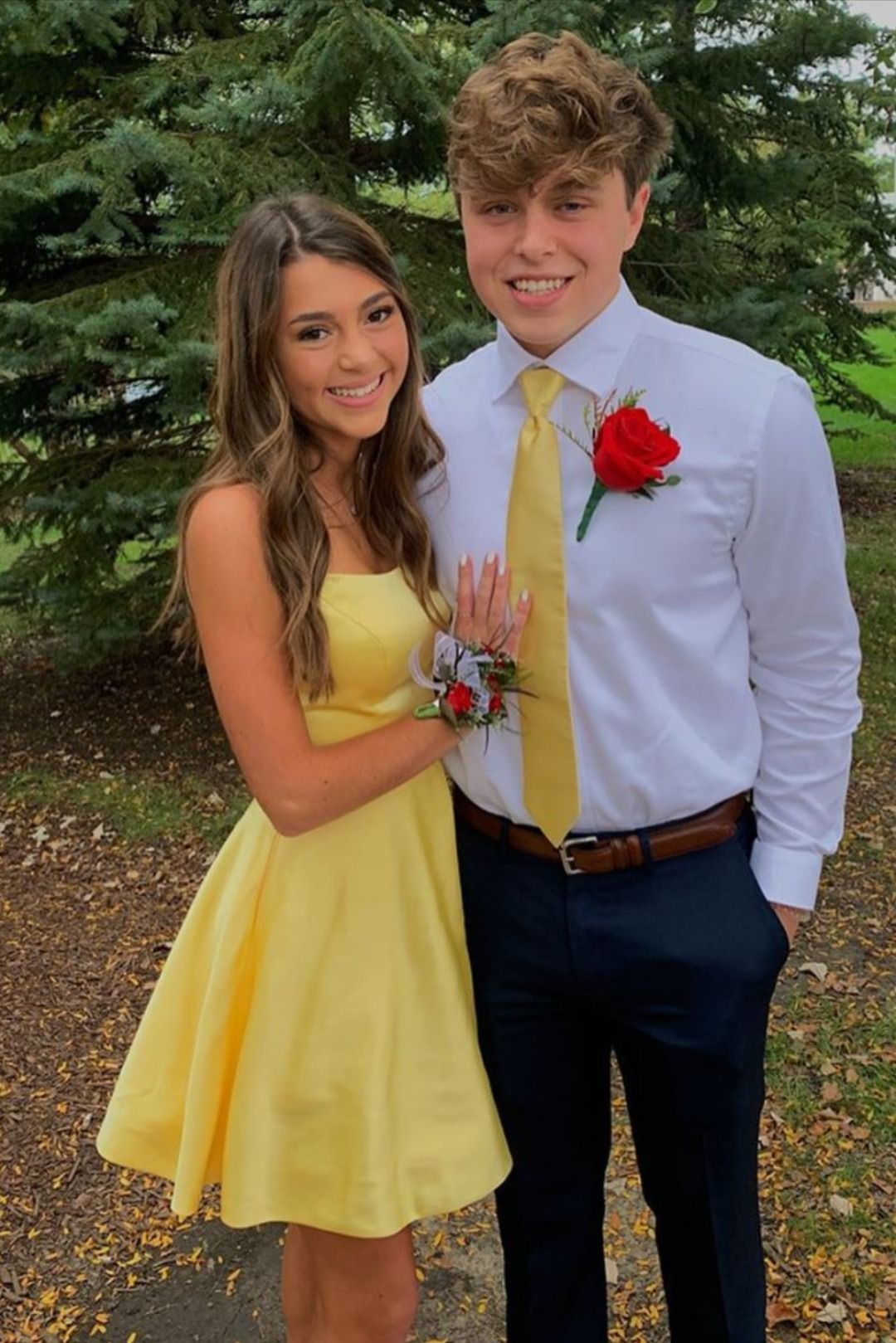 Simple A Line Spaghetti Straps Yellow Satin Short Homecoming Dress,Vacation Dress,Summer 20th Birthday Dress GG4740