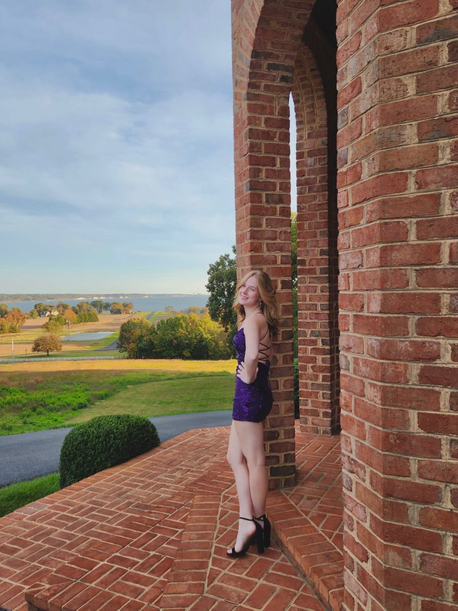 Classy Mermaid Spaghetti Straps Purple Satin Sequin Short Homecoming Dress,Vacation Dress,Summer 20th Birthday Dress GG4776