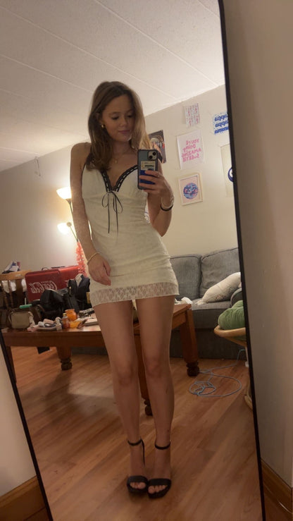 Pretty Mermaid Spaghetti Straps Lace Short Homecoming Dress,Vacation Dress,Summer 20th Birthday Dress GG4780