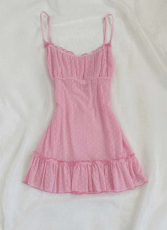 Pretty A Line Spaghetti Straps Lace Short Homecoming Dress,Vacation Dress,Summer 18th Birthday Dress GG4802