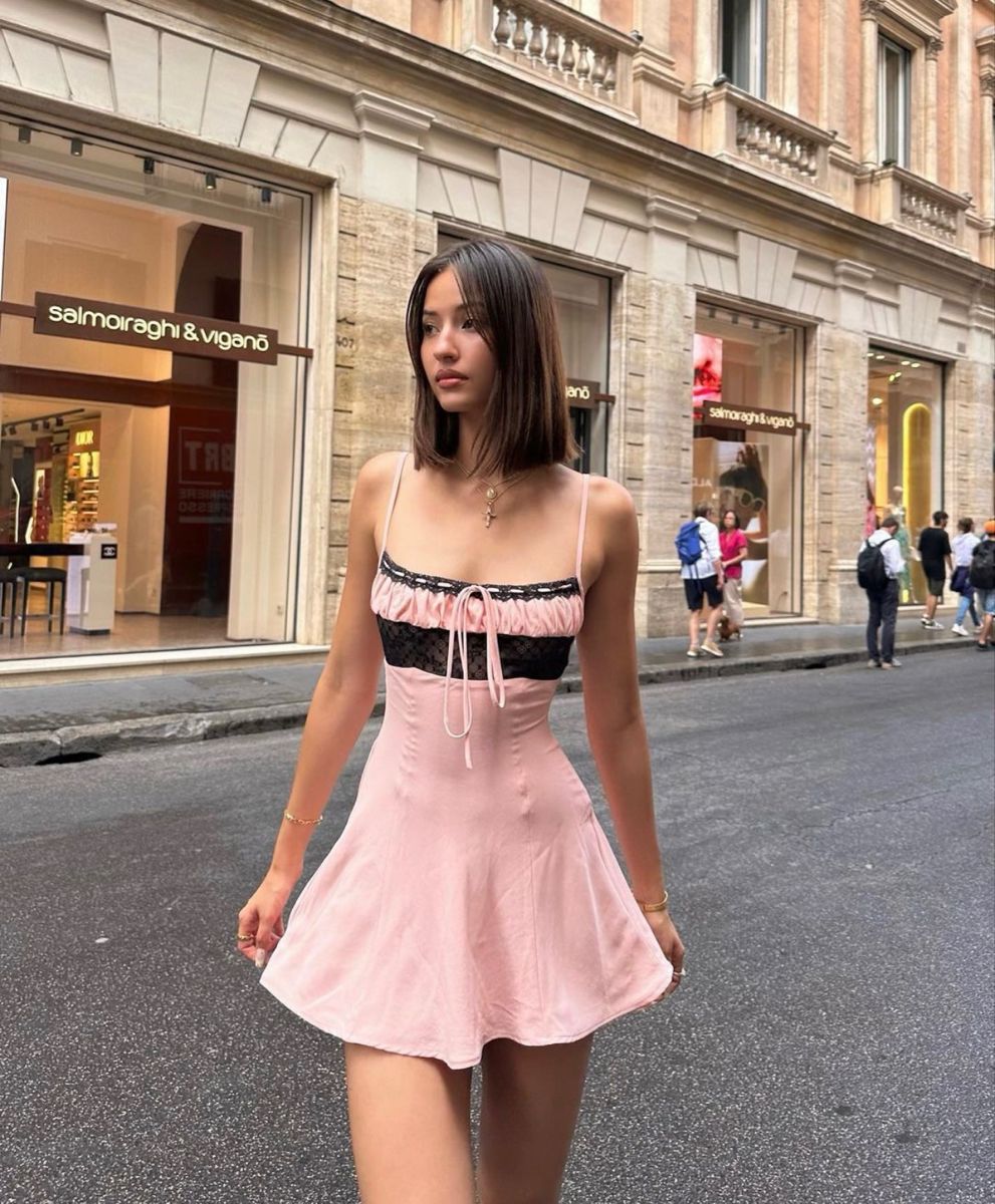 Elegant A Line Spaghetti Straps Satin Lace Short Homecoming Dress,Vacation Dress,Summer 19th Birthday Dress GG4808