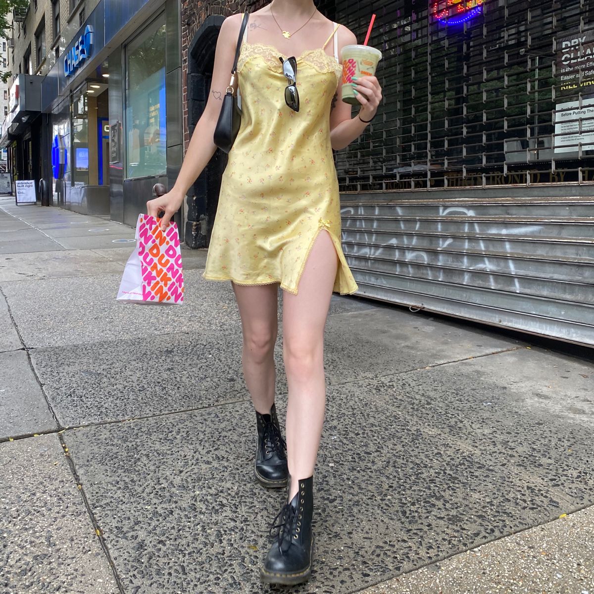 Charming A Line Spaghetti Straps Satin Lace Slit Short Homecoming Dress,Vacation Dress,Summer 21h Birthday Dress GG4840