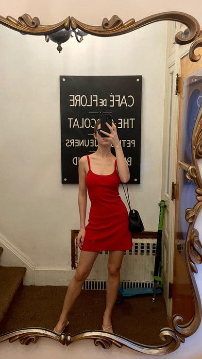Red Sexy Mermaid Spaghetti Straps Satin Short Homecoming Dress,Vacation Dress,Summer 19h Birthday Dress GG4844