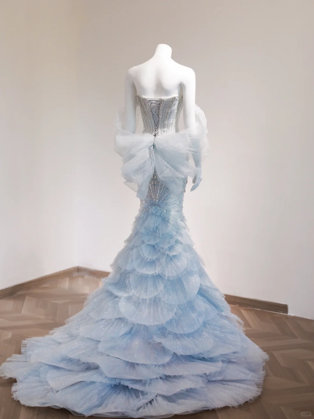 Dreamy Mermaid Off The Shoulder Tulle Sequin Beads Long Prom Dress,Party Dress,Formal Evening Dress GG4960