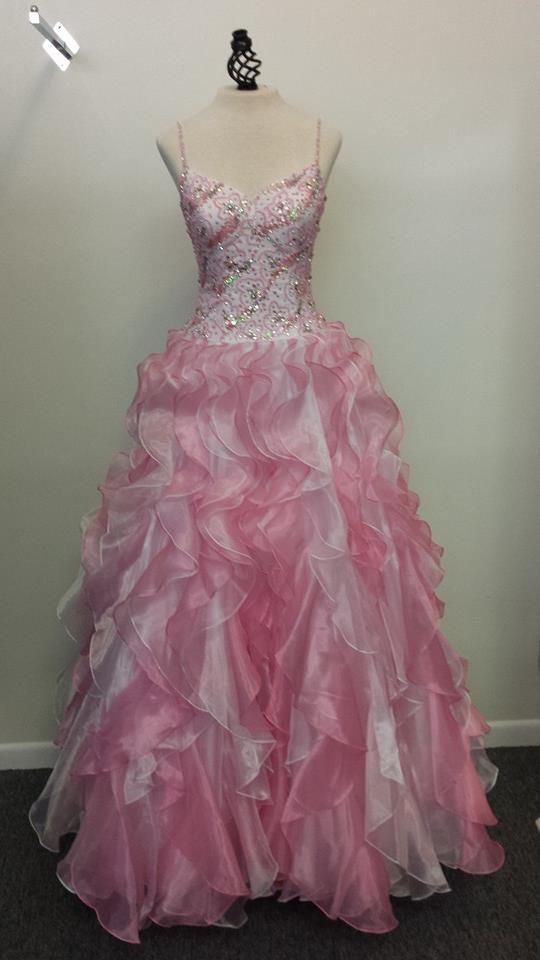 Sparkly Ball Gown Spaghetti Straps Chiffon Sequin Long Prom Dress,Party Dress,Formal Evening Dress GG4963