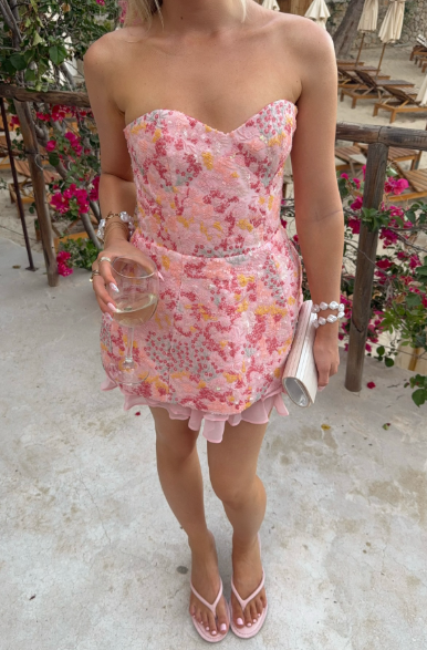 Pretty A Line Sweetheart Sequin Chiffon Short Homecoming Dress,Vacation Dress,Summer 20th Birthday Dress GG4981