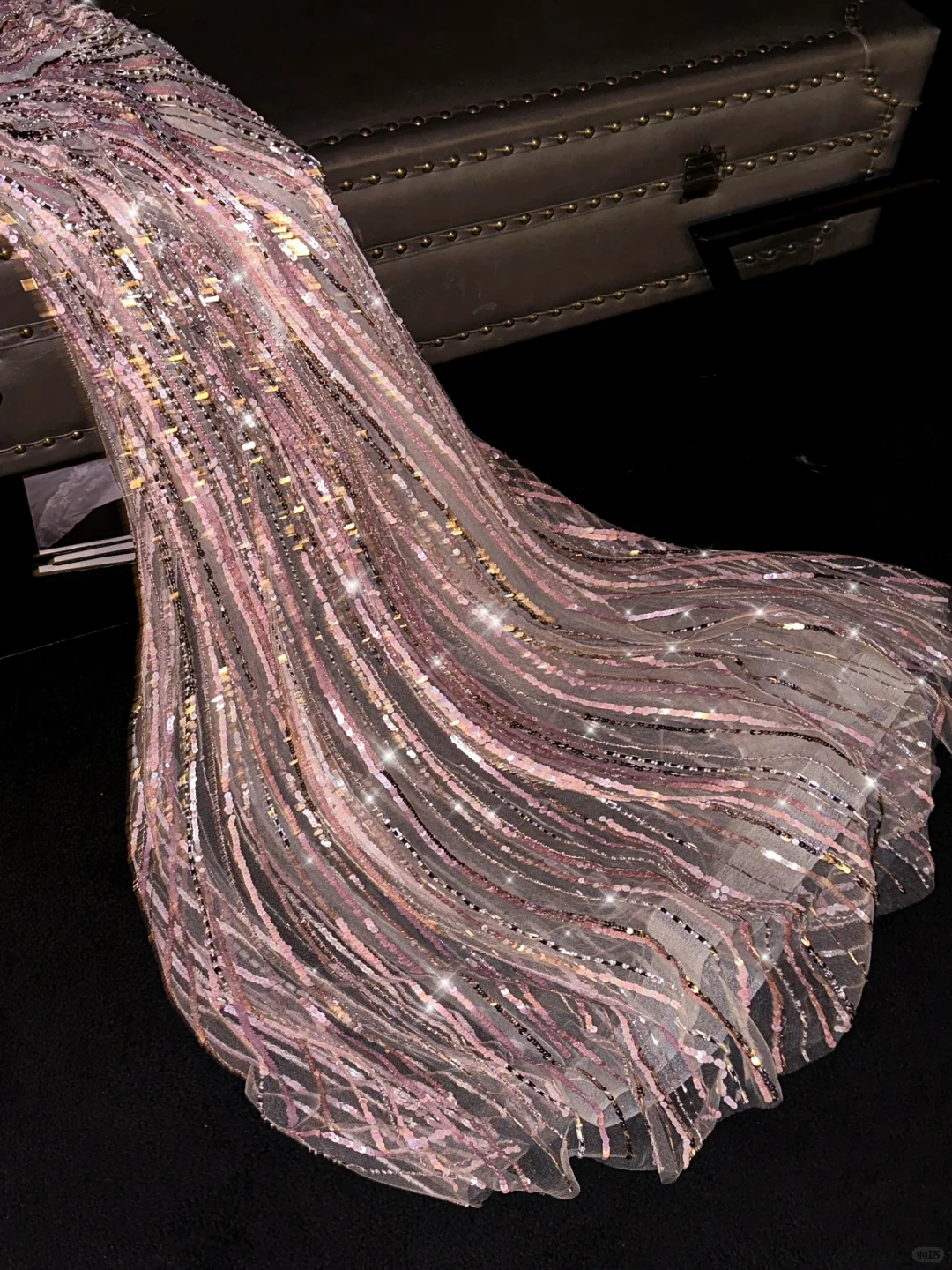 Unique A Line Strapless Sequin Long Prom Dress,Party Dress,Formal Evening Dress GG4989