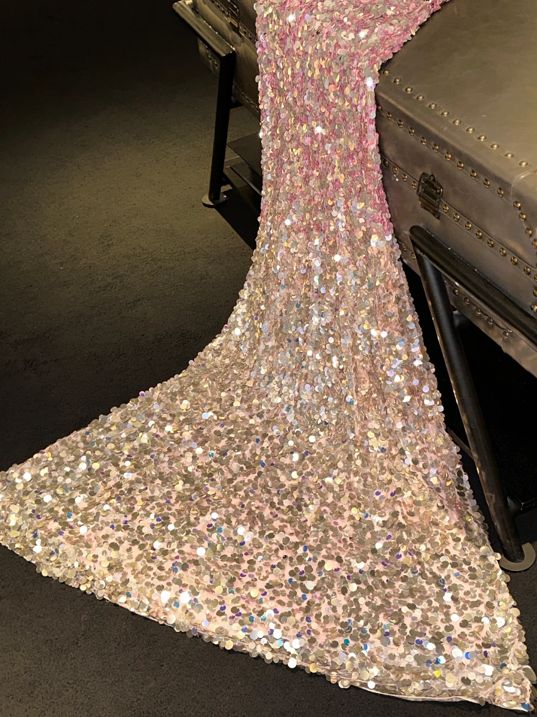 Obessed Mermaid V Neck Sequin Long Prom Dress,Party Dress,Formal Evening Dress GG4992