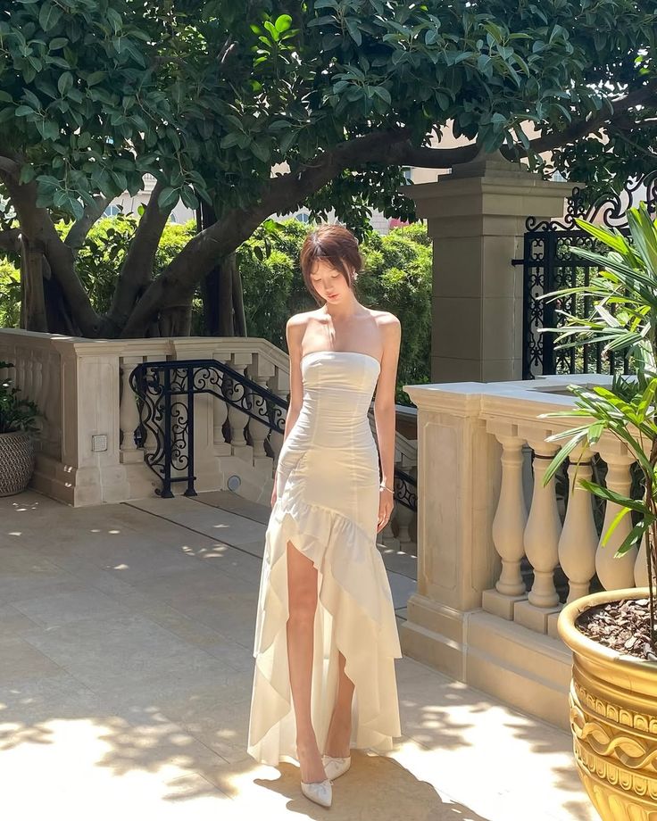 Pretty Bodycon Mermaid Strapless Satin Long Prom Dress,Party Dress,Formal Evening Dress GG5054