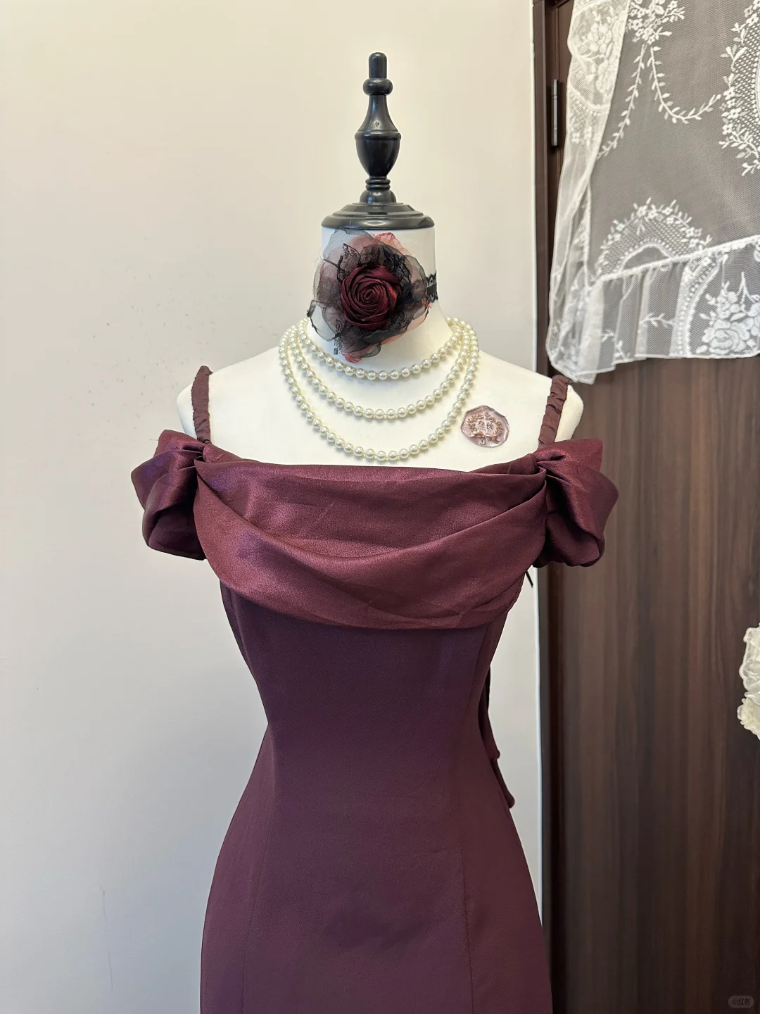 Chic Mermaid Spaghetti Strps Satin Long Prom Dress,Evening Dress GG5131