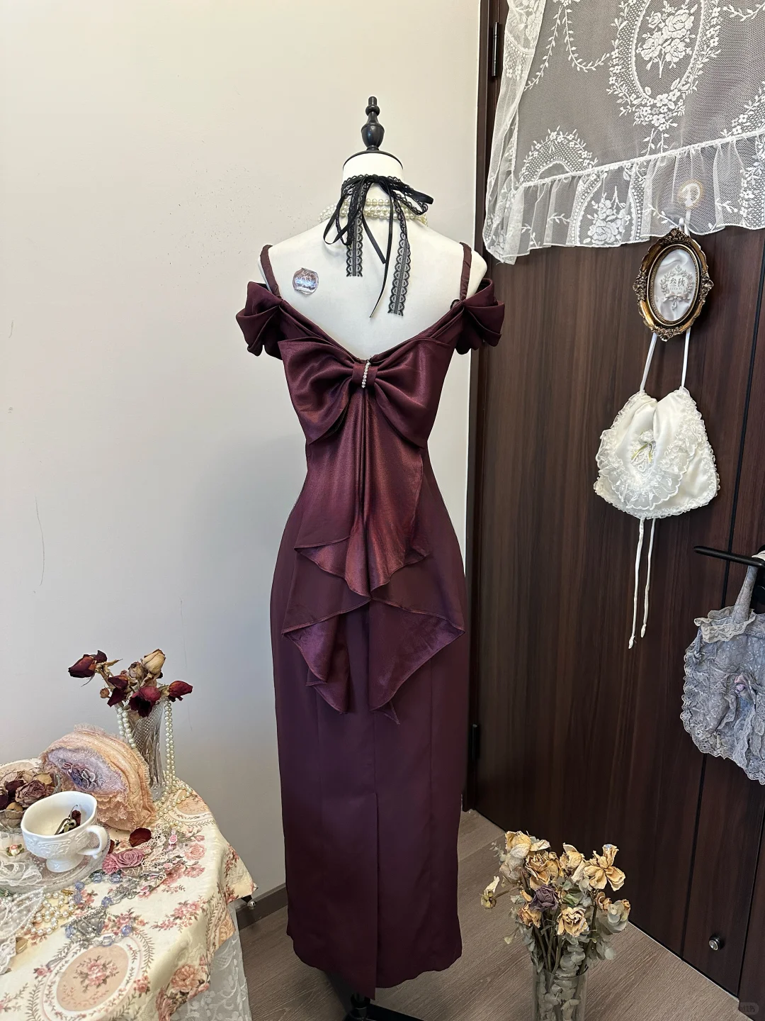 Chic Mermaid Spaghetti Strps Satin Long Prom Dress,Evening Dress GG5131