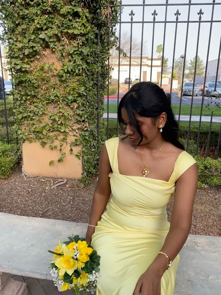 Chic Mermaid Square Satin Long Prom Dress,Evening Dress GG5145