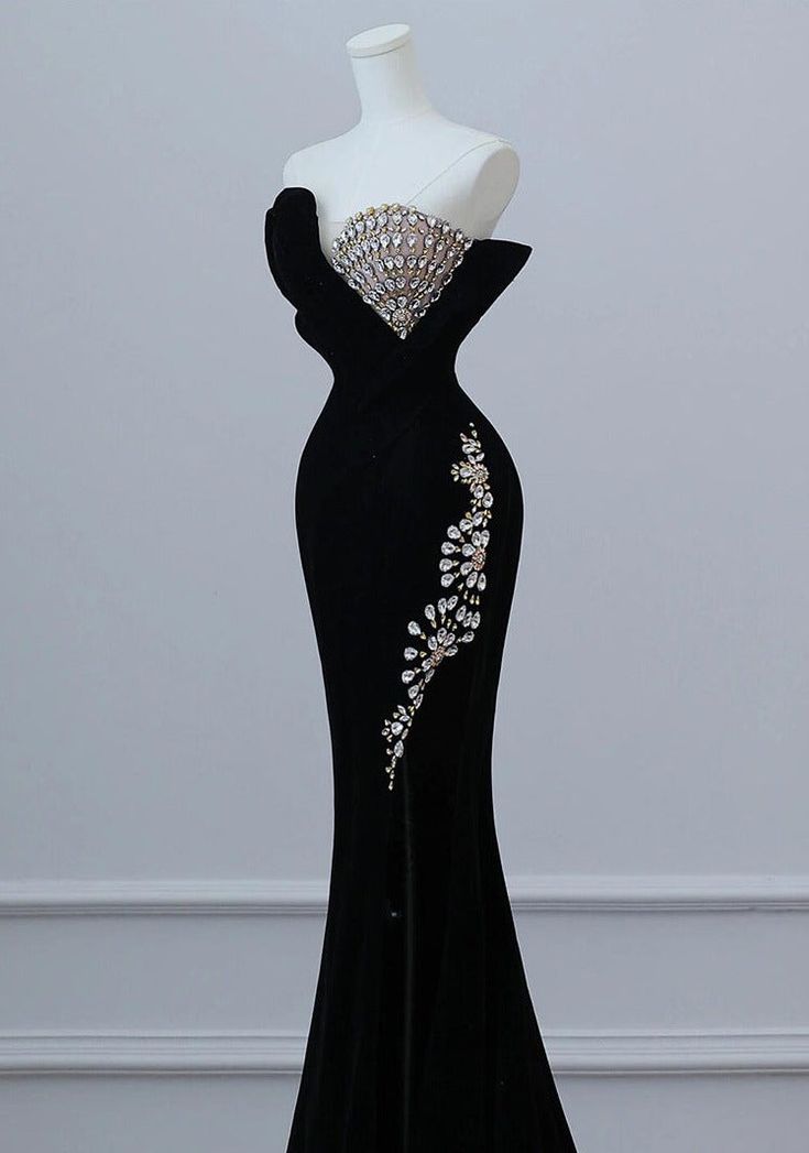 Gorgeous Mermaid Sweetheart Neck Satin Beading Long Prom Dress ,Evening Dress GG515