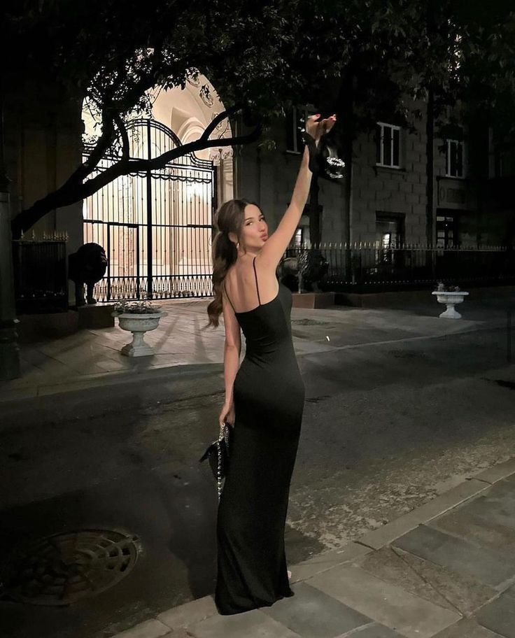 Simple Bodycon Black Mermaid Spaghetti Straps Satin Long Prom Dress,Evening Dress GG5182