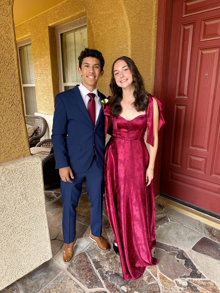 Charming Burgundy A Line Sweetheart Satin Long Prom Dress,Evening Dress GG5225