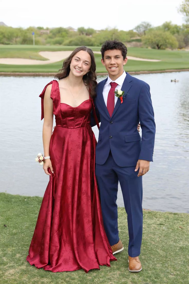 Charming Burgundy A Line Sweetheart Satin Long Prom Dress,Evening Dress GG5225