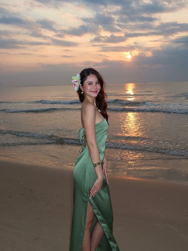 Charming Mermaid Strapless Satin Slit Long Prom Dress,Evening Dress GG5266