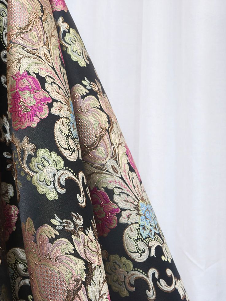 Retro A Line Square Satin Printed Long Prom Dress,Evening Dress GG536